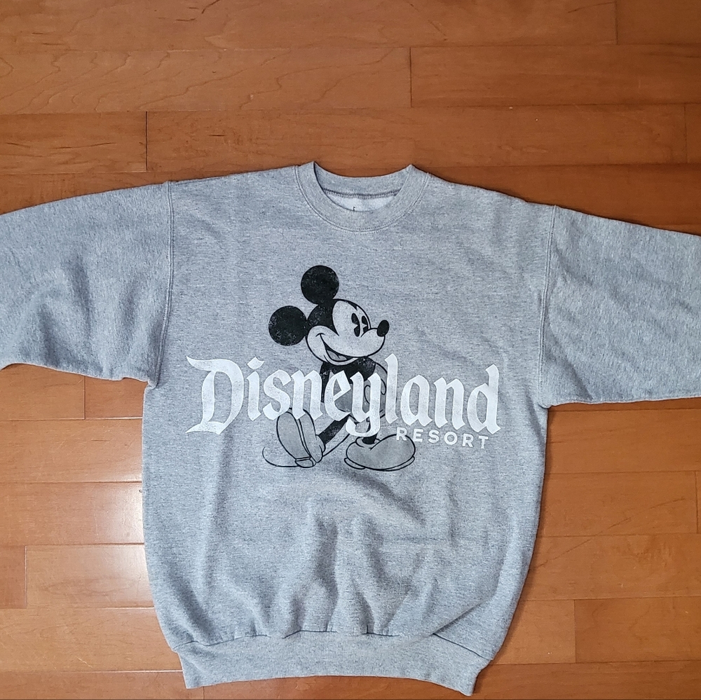 Disney crewneck.  Size small. Gray.